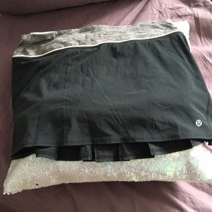 Lululemon tennis skirt with attached shorts.